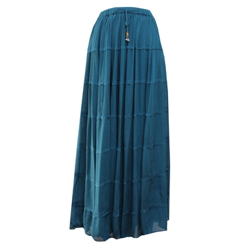 SV2028 Teal - Ladies Skirts Viscose